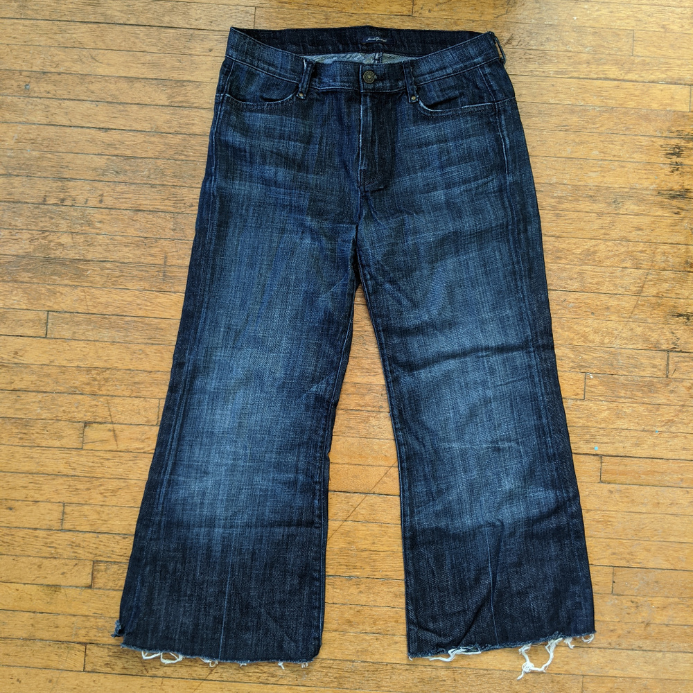 7 For All Mankind flare cutoff jeans size 29